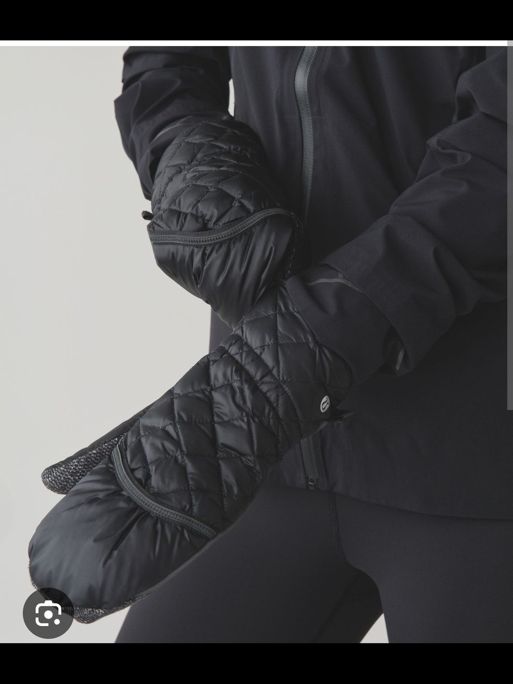 ISO-LOOKING FOR -Lululemon Black Quilted Mittens